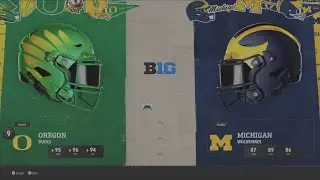 #9 Oregon vs Michigan WK9 2030 AI vs AI