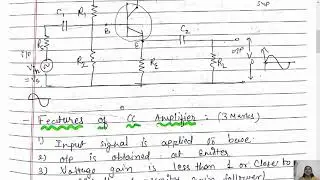 Lec 3 CC Amplifier and its analysis