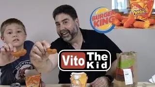 Burger King&reg; Mac n' Cheetos&reg; Taste Test | Vito the Kid