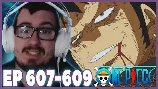 TOUGH BATTLES ON MULTIPLE FRONTS! ONE PIECE EPISODES 607-609 REACTION! (REDIRECT LINK)