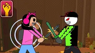 Sam vs Demo 2 Bosses on Hard Mode (Block Tales)