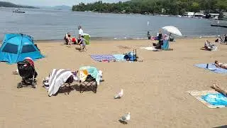 the million dollar beach in lake George