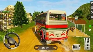Offroad Hill Bus Driving Simulator 🚍 | Extreme Mountain Bus Adventure