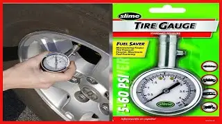 Reliable Tire Pressure Gauge: Accurate Readings from 5 to 60 PSI & BAR