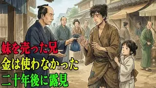 妹を売って得た金を一文も使わず柿の木の下へ。村中に罵られた兄の沈黙が、二十年後に暴かれた | 野談 | 伝説 | 昔話 | 説話 | 民話