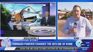 Tornado forever changes the skyline of Rome