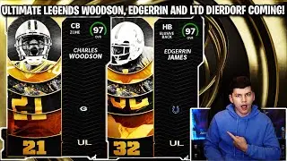 ULTIMATE LEGENDS CHARLES WOODSON, EDGERRIN, AND DIERDORF REVEALED! | MADDEN 22 ULTIMATE TEAM