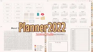 แจกแพลนเนอร์ ฟรี // Free digital Planner2022 // jasmine_studio🕉 #planner2022 #แพลนเนอร์