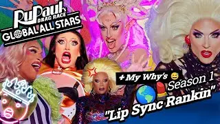 RANKING | Rupaul's Drag Race Global All Stars 01 Lip Sync Ranking