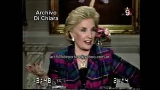 Analia Gade Norma Aleandro German Palacios con Mirtha Legrand - A&ntilde;o 1996 V-01995 DiFilm