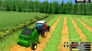 farming simulator 2011 round bailing on wellbrook