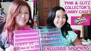 SHOPKINS PINK & GLITZ COLLECTOR'S CARRY CASE UNBOXING AND REVIEW | Singapore | Vlog Ep 62