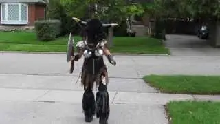Minotaur Warrior Halloween Costume Test