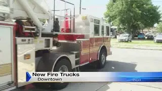 Long awaited new fire trucks