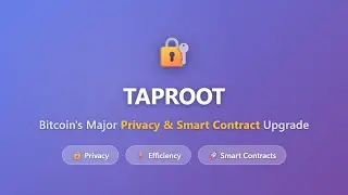 Taproot: объяснение главного обновления конфиденциальности и смарт-контрактов Bitcoin