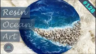 Resin ocean art