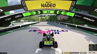 Author Medal Run on my first ever  created Trackmania track, Deflection. 47.658
