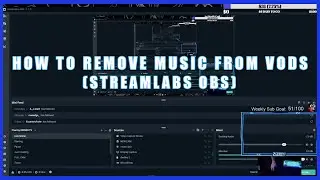 How to remove music from Vods (Streamlabs OBS) (QUICK GUIDE)