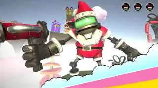 Runner3 (PC/Switch) - Sausage Santa Boss Gameplay