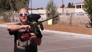 Empire Axe 2.0 Paintball Gun - Shooting
