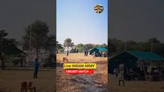 LIVE INDIAN ARMY CRICKET MATCH 🏏🔥🇮🇳#army #viral #cricket #trending