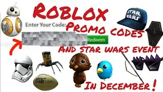 Roblox Promo Codes And Star Wars Event In December (Code redeeming and event item getting tutorial)