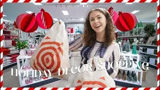 HOLIDAY DECOR SHOPPING at Target, Home Goods! +massive decor haul! Vlogmas Day 3!