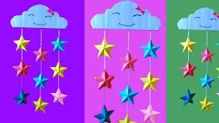 WoW Keren!!! Cara Mudah Membuat Hiasan Dinding Bintang Dari Kertas Origami