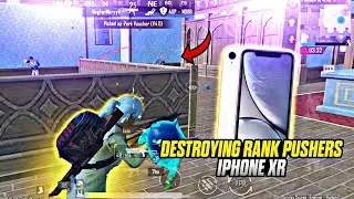 60 FPS DESTROYER OF CONQUEROR LOBBY 🔱 IPHONE XR PUBG/BGMI 60 FPS TEST IN 2025⚡️