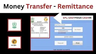 Money Transfer - Remittance | EPL: Easypaisa CASHIN | NADRA eSahulat | Latest Update 2025