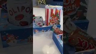 Рождественская ночь кино!! 🎄🎥🍿 #рождество #фильм #закуски #асмр #вирусный #шорты #fyp #конфеты