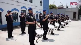 Jorge Ángel Chocoteco, Jefe de la Banda de Guerra de la Policía Auxiliar