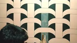 WALL PAINTING ART WEBBING 3D WALL | DESIGN ON WALL