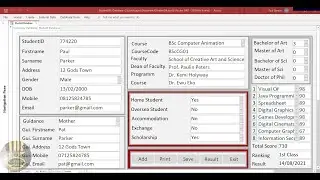 How to Create Student Management System with MS Access