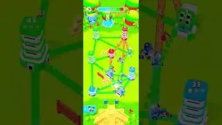 Tower War Level 218 |Missile attack 🎯 | Hard Level Easy Win Trick#shorts  #towerbattles