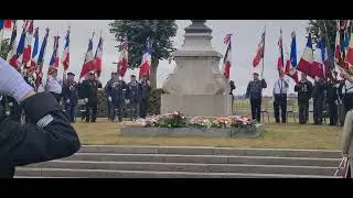 Comm&eacute;moration de la bataille de GUISE  ( 28 29 30 ao&ucirc;t 1914 ) au cimeti&egrave;re de LE  SOURD 