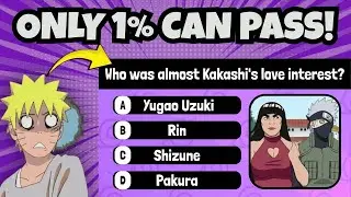 Only 1% of Naruto Fans PASS This IMPOSSIBLE Quiz?