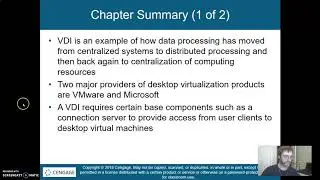 Server Virtualization Chapter 9: Lecture Summary
