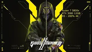 Ghostrunner 2 Demo Gameplay | Ryzen 7 5800x | RTX 3080 12G 1080p RS-200% 4K