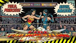 Wonder Woman vs. Kitana! - Fire Pro Wrestling World: Barbed Wire Deathmatch