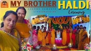 💛✨Haldi Vibes 2025 | Wedding Celebration 🎉 Highlights | Cherry Hemanth Channel 
