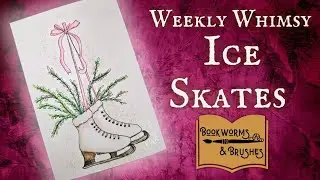Little Women Inspired Mini Art: Weekly Whimsy - Ice Skates 