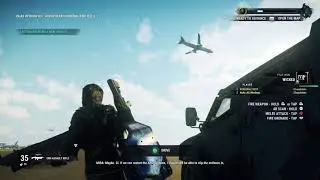 Just Cause 4 vertical takeoff with passenger plane bad idea