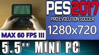 5.5'' GPD Win PES 2017 (PC) Intel x7 Z8700 HD Graphics Portable Handheld Gaming Mini PC