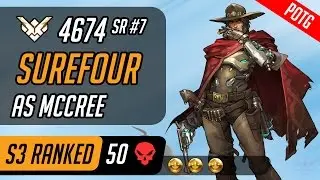 Surefour as McCree & Genji in Gibraltar [Season 3 - Grand Master - 50 eliminations - Top 500-Rank 7]