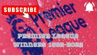 Premier League Winners 1992-2022