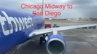 Chicago MDW to SAN Diego SAN Southwest B737-800