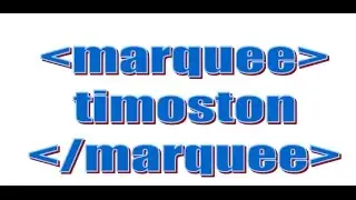 How to use marquee tag | Direction attribute (up,down,left and right) PART 1