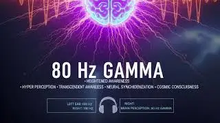 Nhận Thức Cực Cao & Clarity Mạnh – Sóng Não Gamma 80Hz | Ultra Awareness