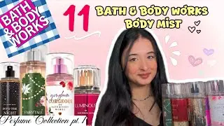 *Huge* Bath and Body Works Body Mist Collection | My Perfume Collection part 1 || Jasmin Kaur 🌸